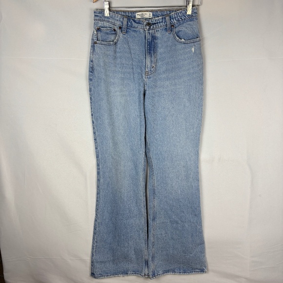 Abercrombie & Fitch Women Vintage Flare High Rise Jeans Curve Love Sz 29 Long - Picture 5 of 13